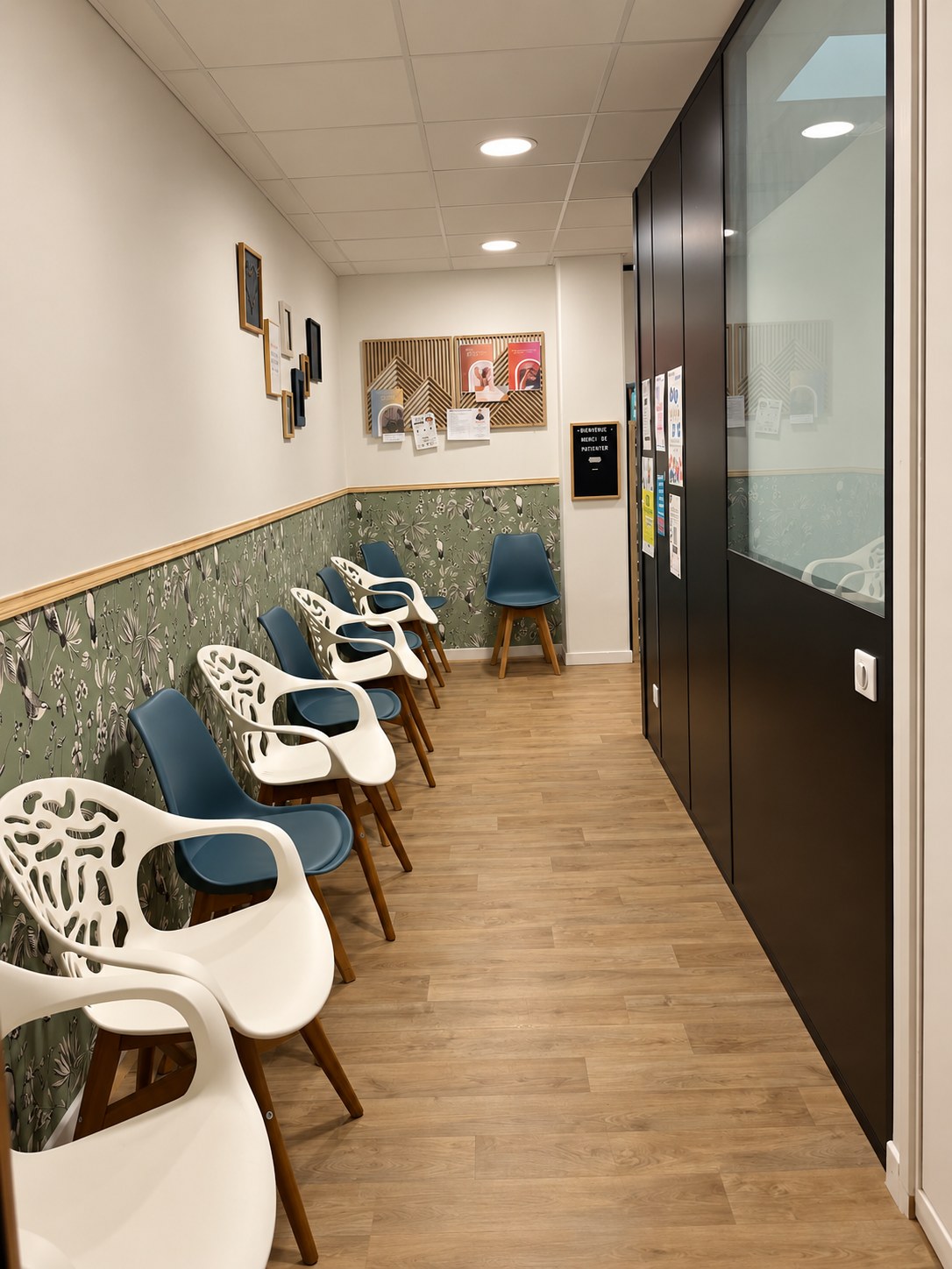 Salle d’attente du cabinet Kiné Gare Paul Pouchain à Armentières